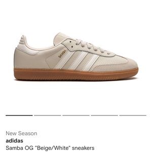 adidas Samba beige / white